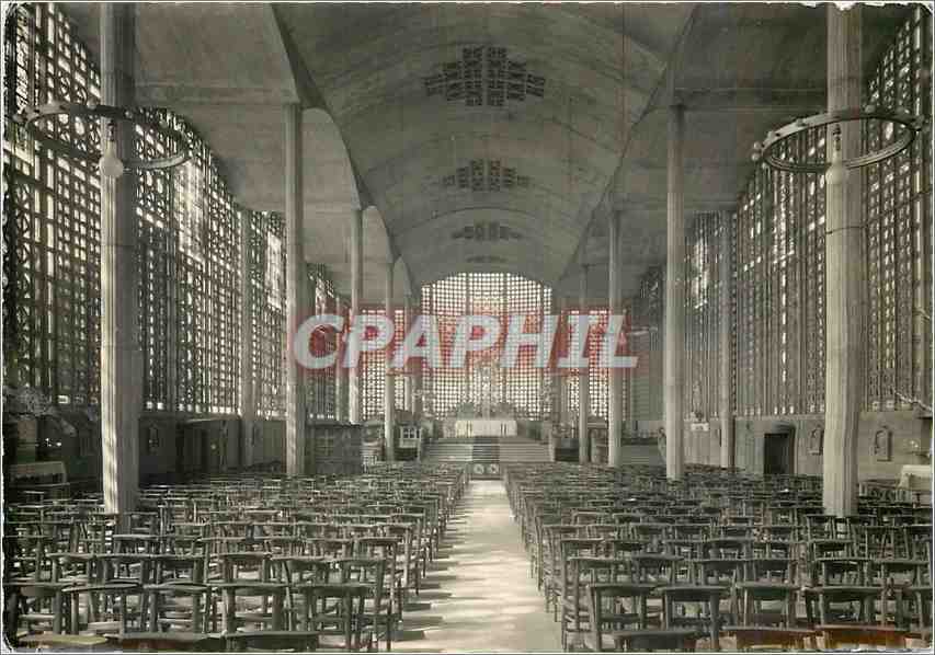 CPM Eglise Notre Dame du Raincy dite La Sainte Chapelle du beton arme 