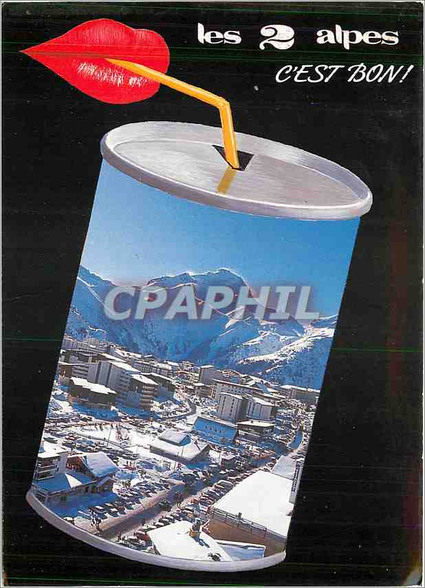 CPM Dauphine France Vue partielle de la station Les 2 Alpes