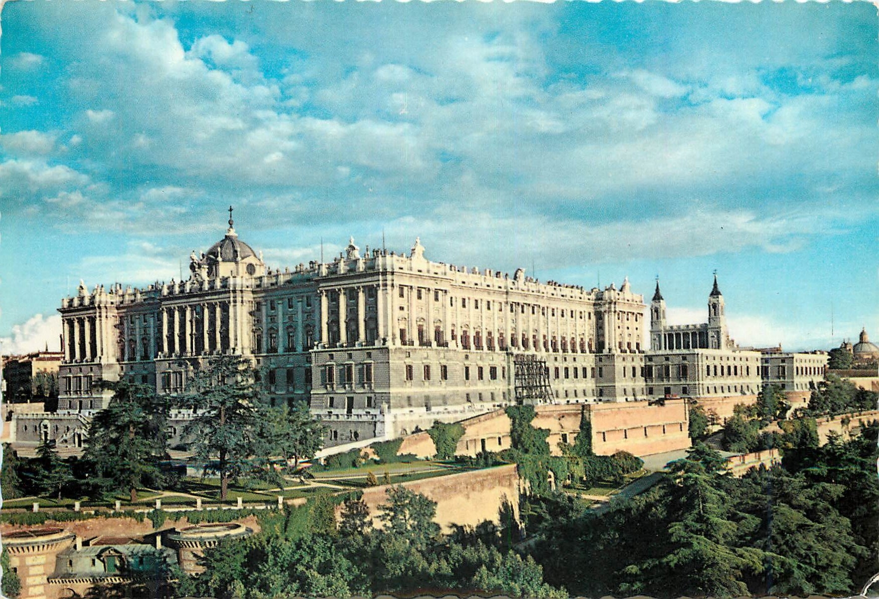 CPM Madrid Royal Palace Northern and Western facades 