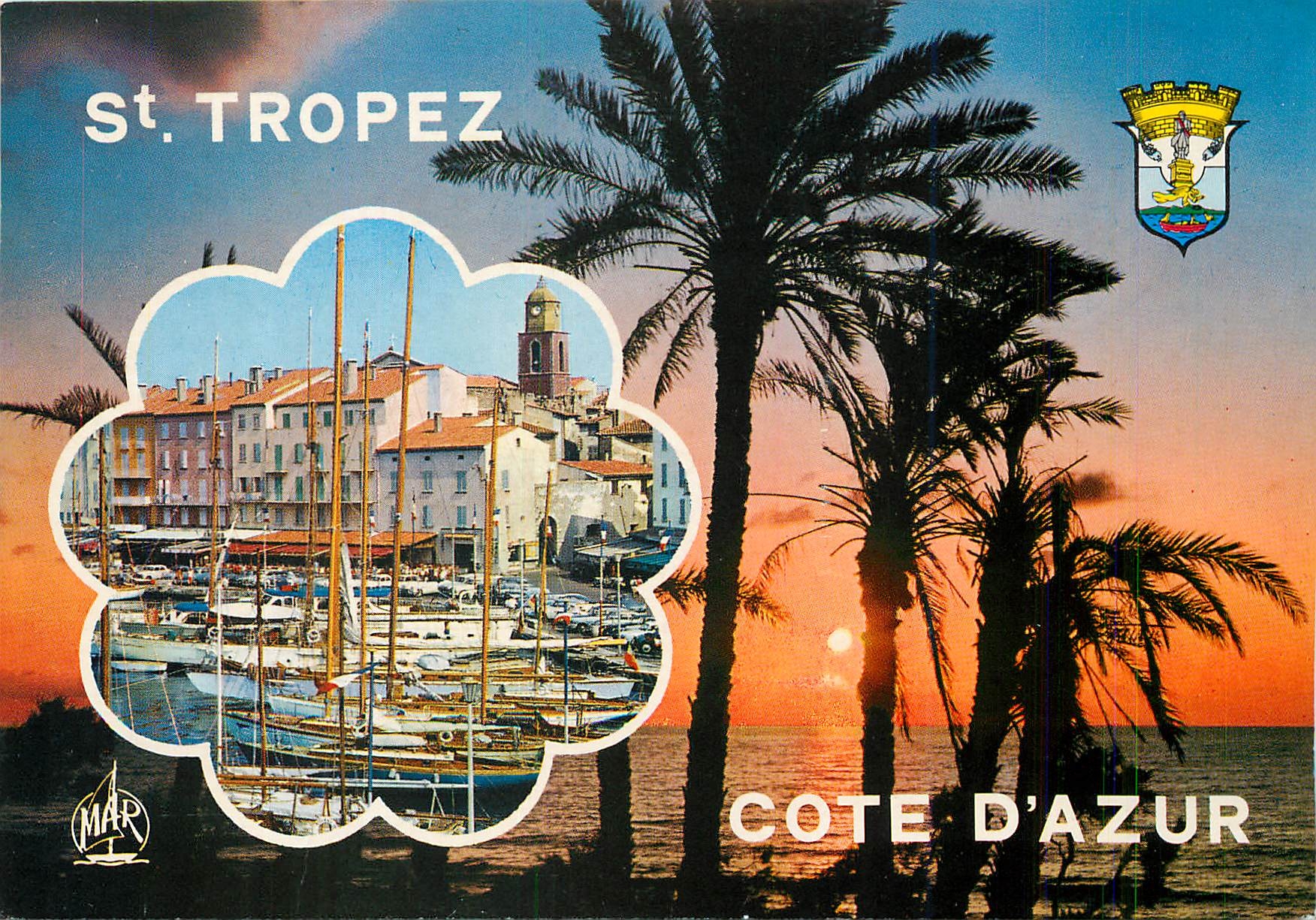 CPM La Cote d'Azur Saint Tropez Le Port 