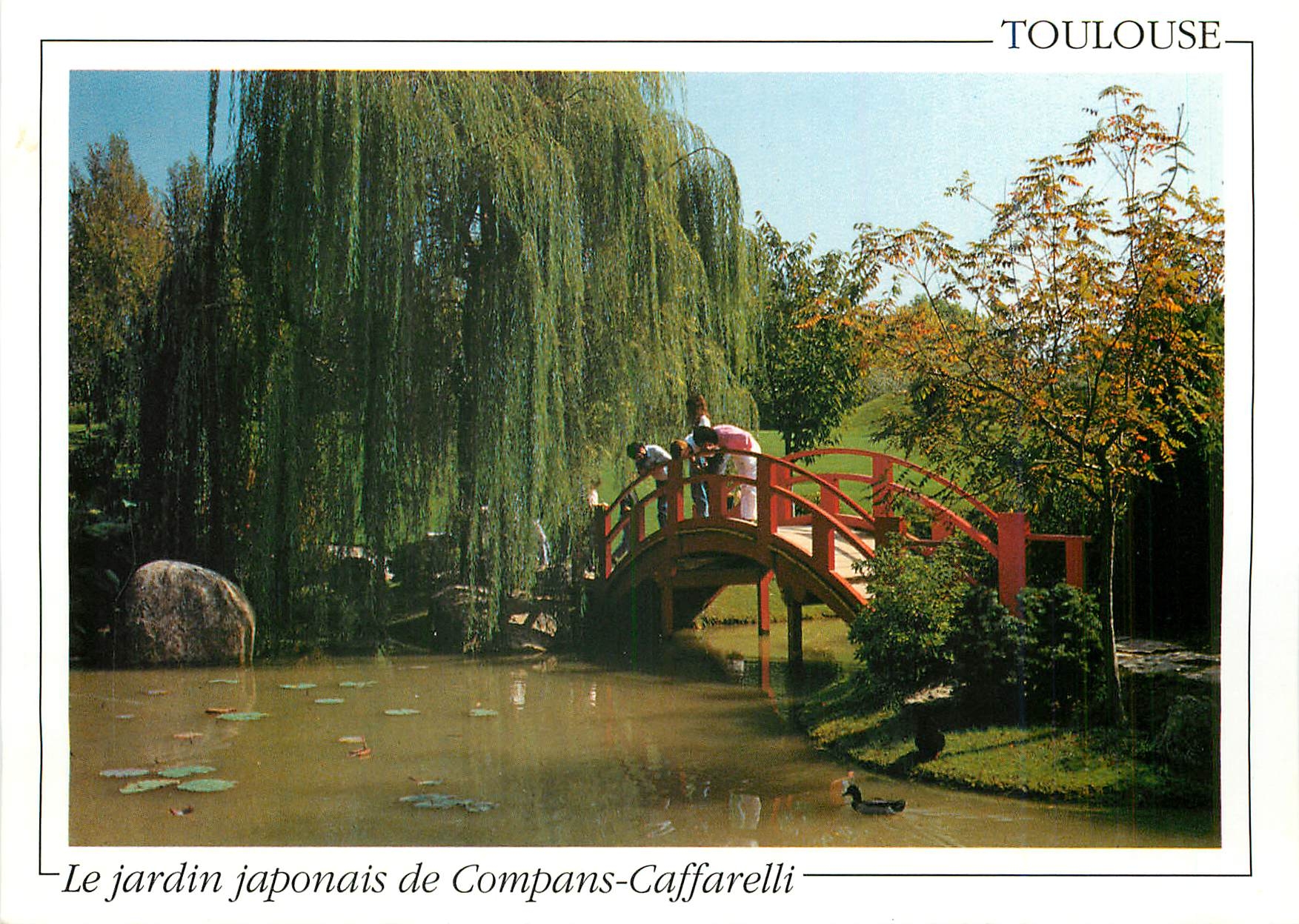 CPM Toulouse Le jardin japonais de Compans Caffarelli 