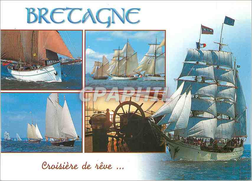 CPM Bretagne Croisiere de reve Bateaux