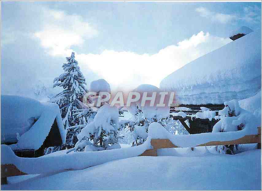 CPM L'hiver recouvre son manteau blanc 