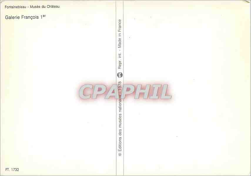 Galerie François 1er — Fontainebleau — Éditions des musées nationaux — Verso