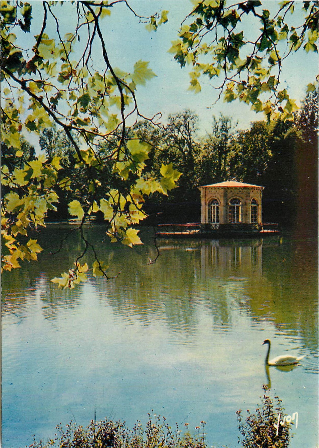 Étang des Carpes et Pavillon — Fontainebleau — Edizioni d'Arte Jean-Jaurès