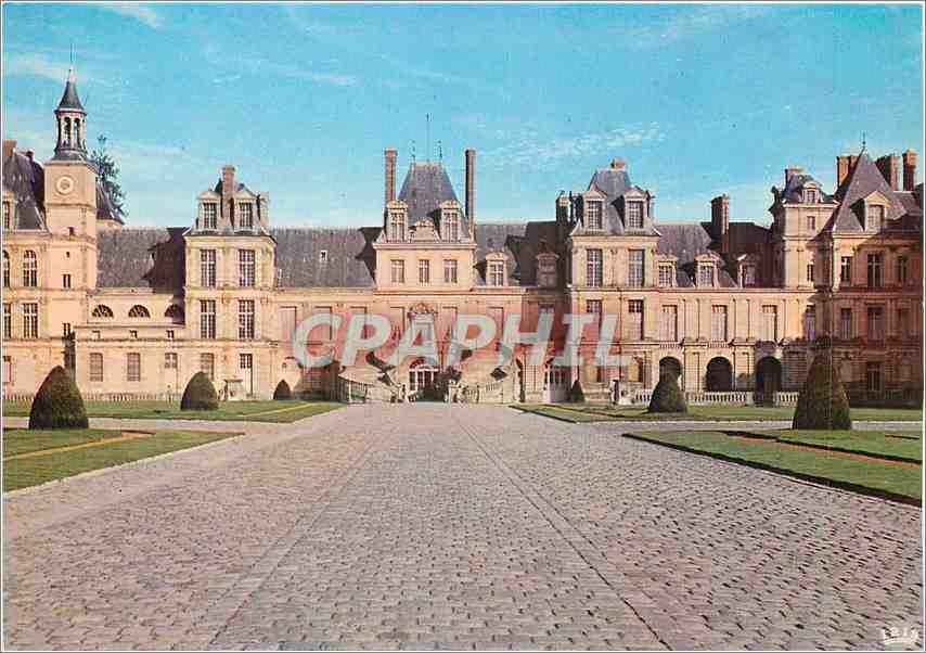 Schloss Fontainebleau — Cour du Cheval Blanc — Edition A.P. 2001