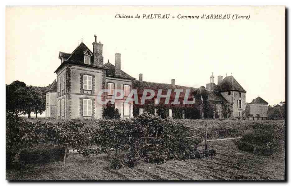 (Yonne) Chateau de Palteau- Commune d'Armeau- CPA