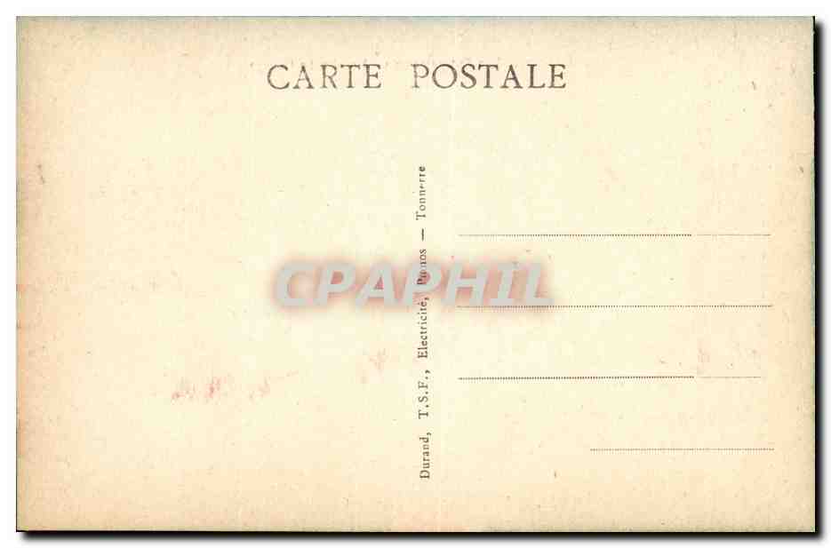(Yonne) Tonnere- Vue Panoramique et droite Le Cottage CPA — Back