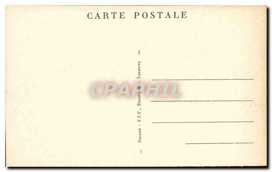 (Yonne) Tonnere- le Bain a la Cascade CPA — Back