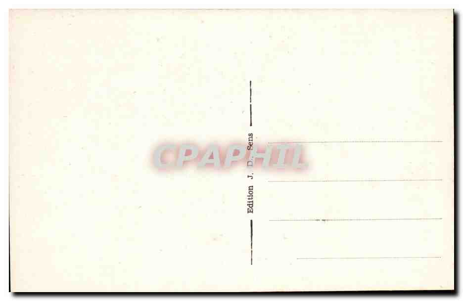 (Yonne) Saint -Julien-Du-Sault- Maison du XVI siecle- CPA — Back