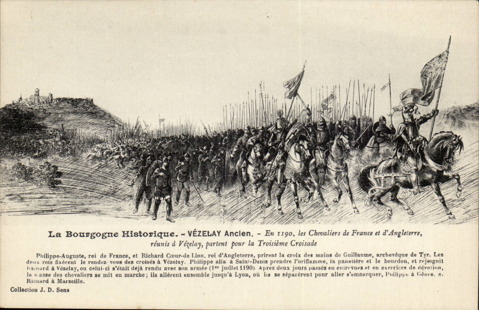 La Bourgogne Historique — Vézelay Ancien — Collection J. D. Sens