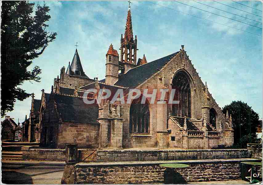 CPM Penmarc'h Sud Finistere l'Eglise Sainte Nonna de style qothique flamboyant 
