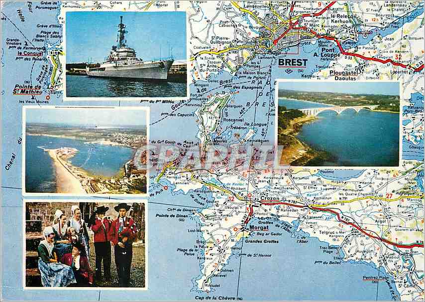 CPM La Bretagne Rade de Brest et Presqu'ile de Crozon Bateau