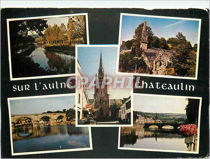 CPM Sur les bords de l'Aulne Chateaulin 
