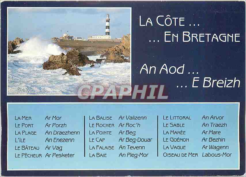 CPM La Cote en Bretagne 