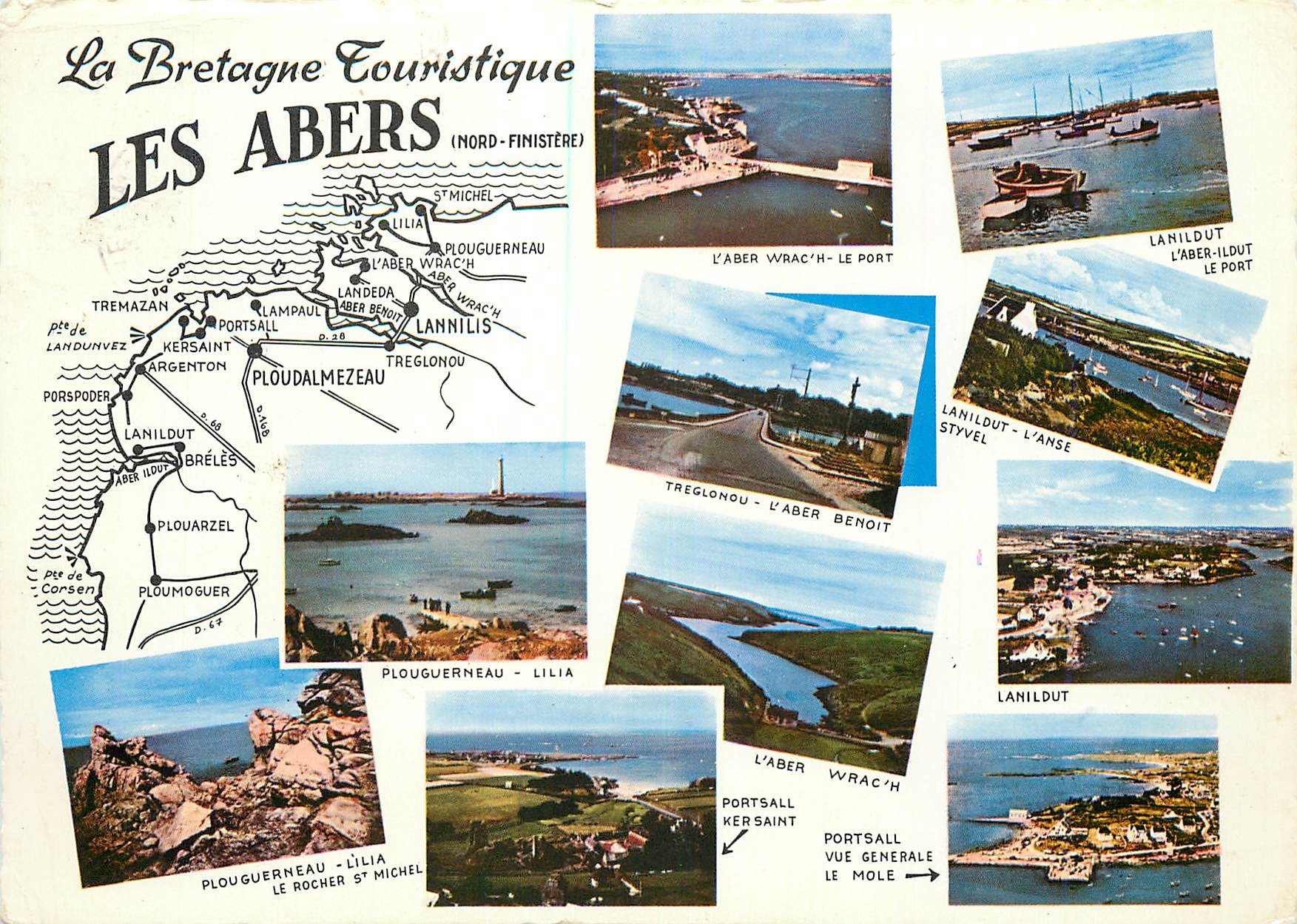 CPM La Bretagne Touristique Les Abers Nord Finistere 