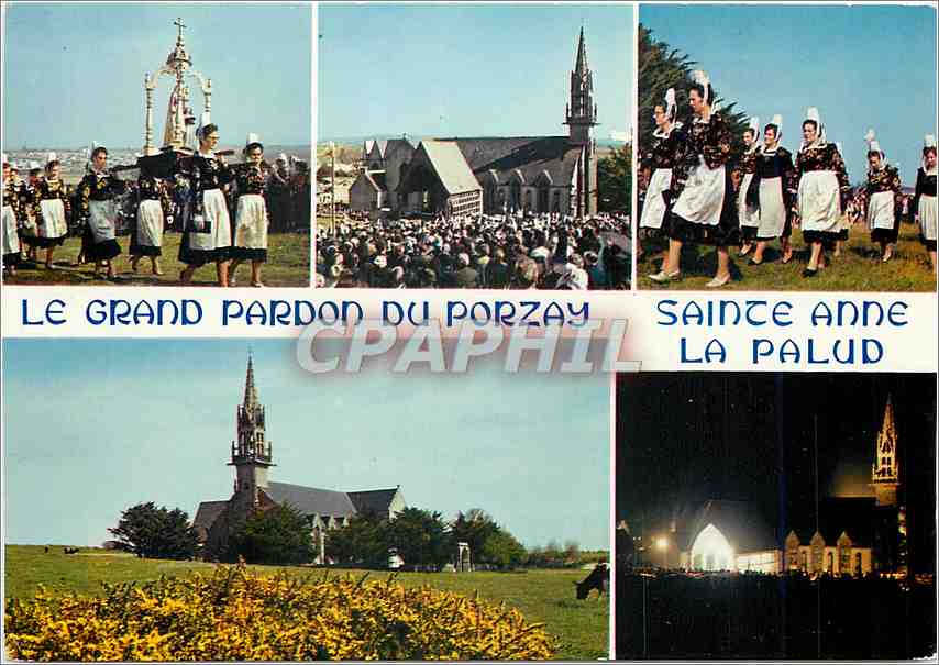 CPM Le Grand Pardon du Porzay Sainte Anne La Palud 