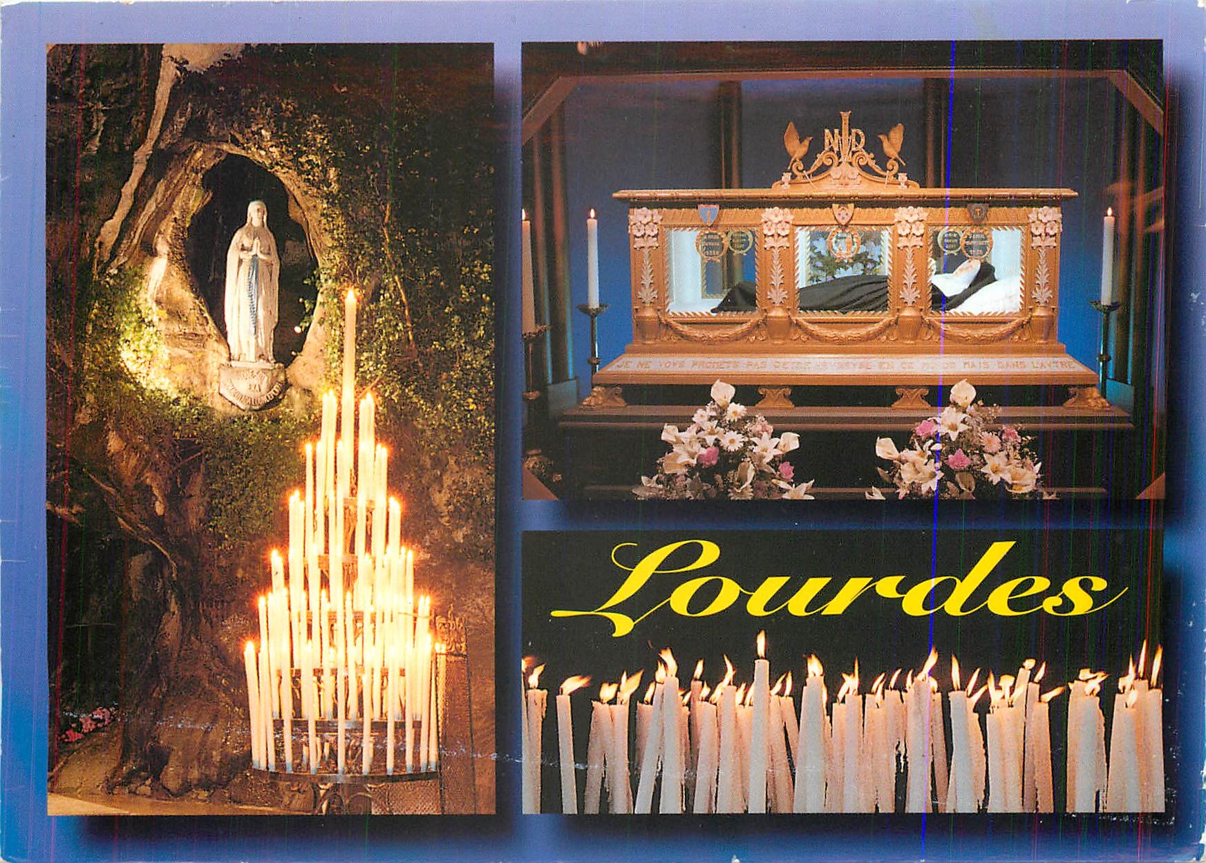 CPM Musee Grevin Lourdes Sainte Bernadette dans sa chasse a Nevers au couvent Saint Gildard 