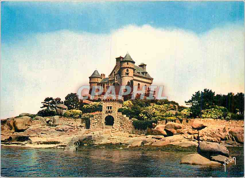 CPM Ploumanac'h Cotes du Nord Chateau de Costaeres 