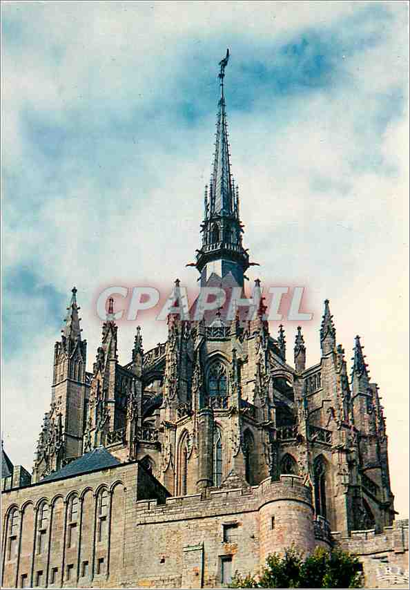 CPM Le Mont Saint Michel La Merveille et la Fleche 