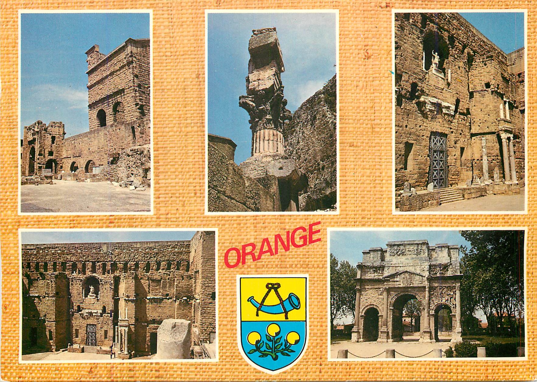 CPM Orange Vaucluse Theatre Le Gymnase Statue de Empereur Auguste 