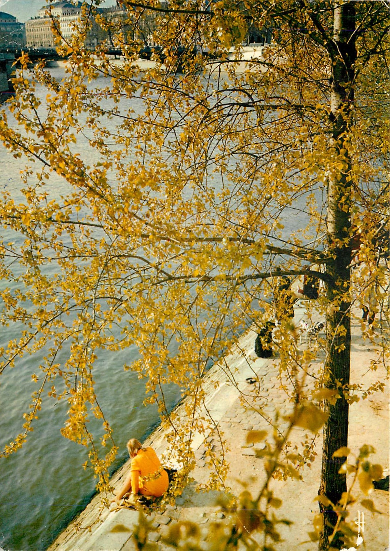 CPM Les Quais de la Seine La poesie de Paris 