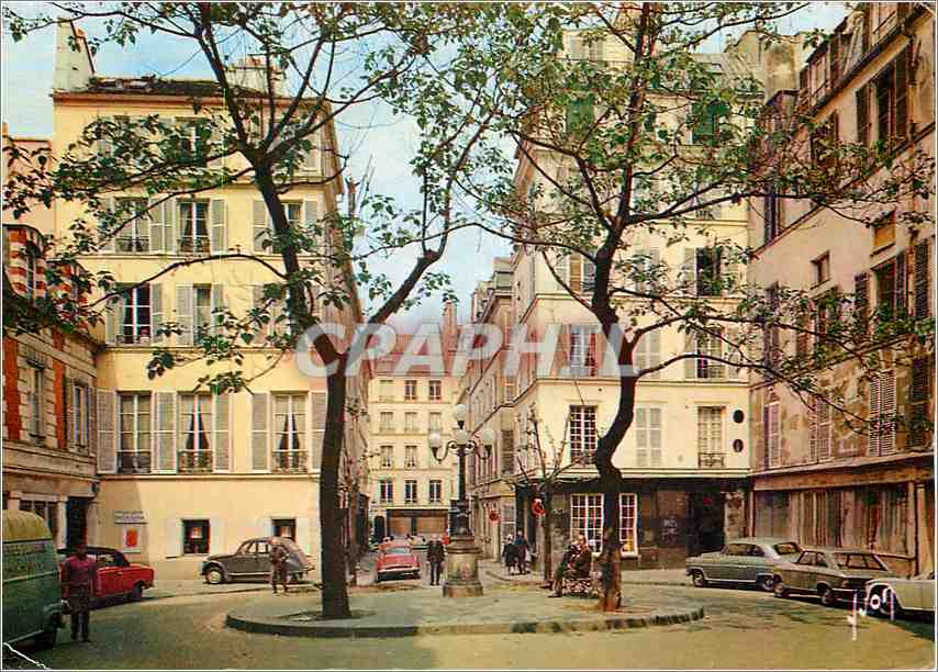 CPM Paris Place Pursfenberg Musee et Atelier Delacroix 