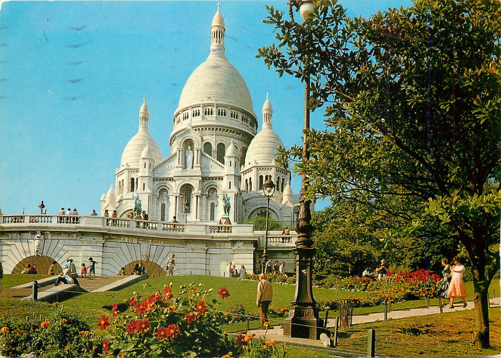 CPM Paris La Basilique du Sacre Coeur de Montmartre 
