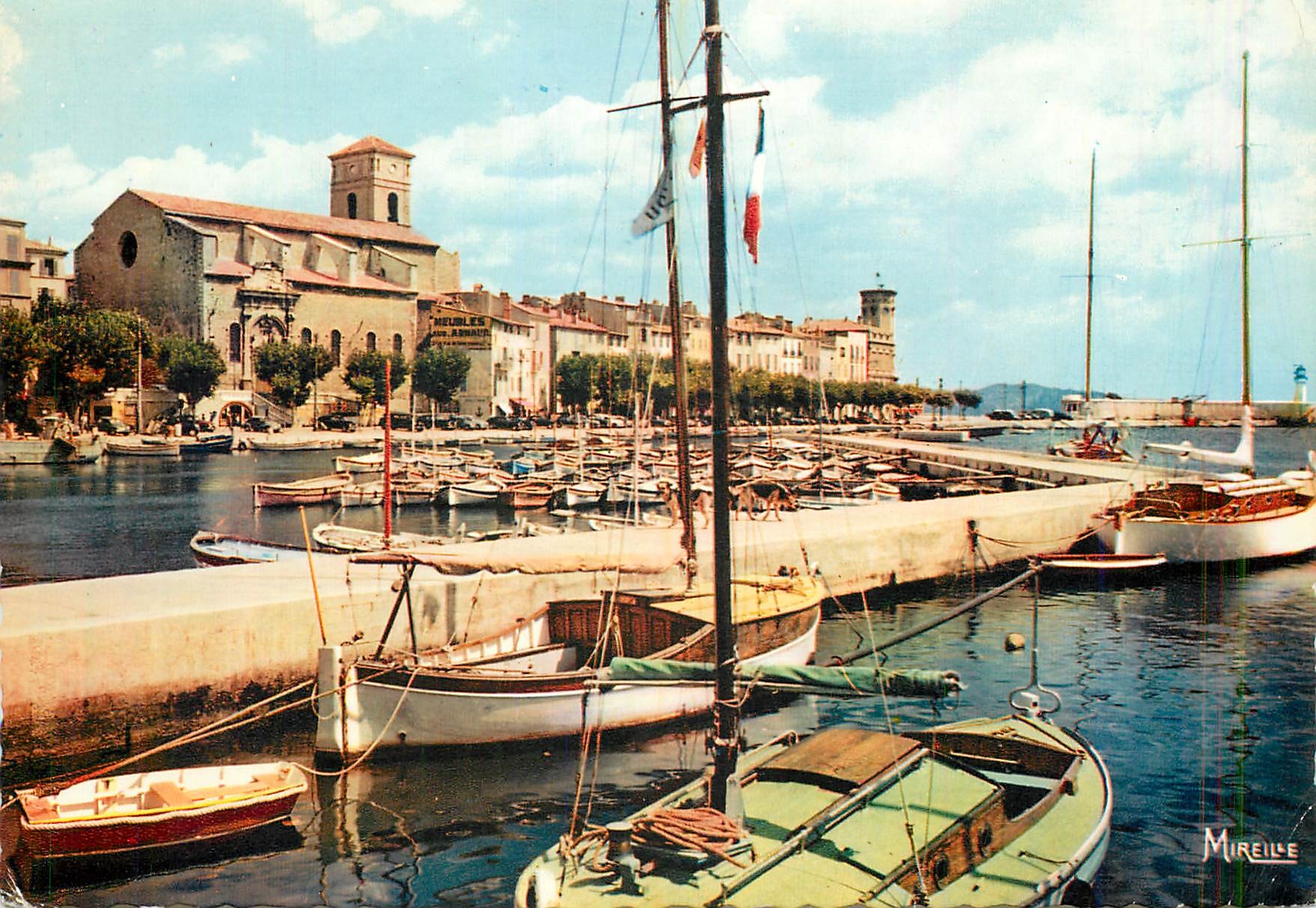 CPM Ciotat Bouche du Rhon Le Port et l'Eglise 