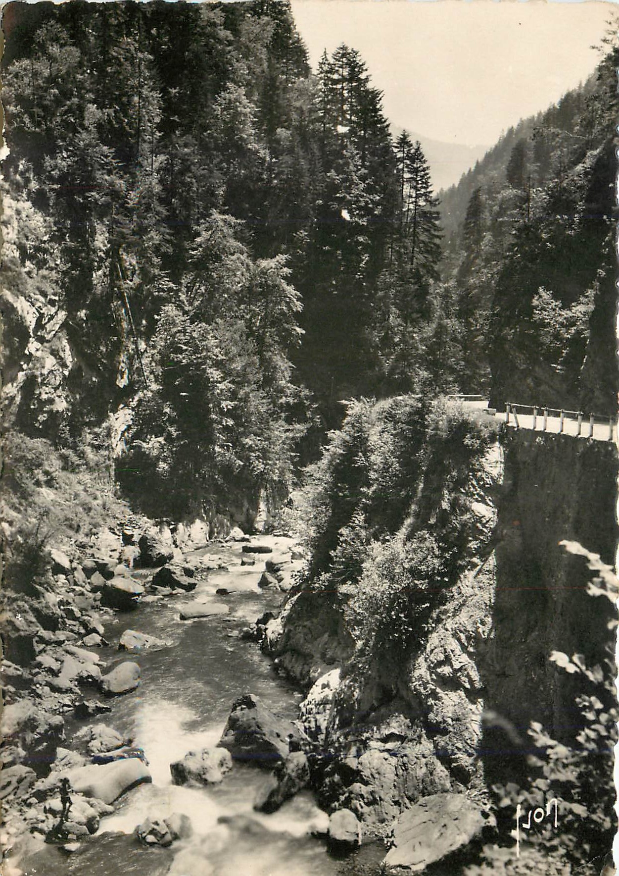 Les Gorges de l'Arly — Route du Col des Aravis (Haute-Savoie) — Éditions d'Art Martel