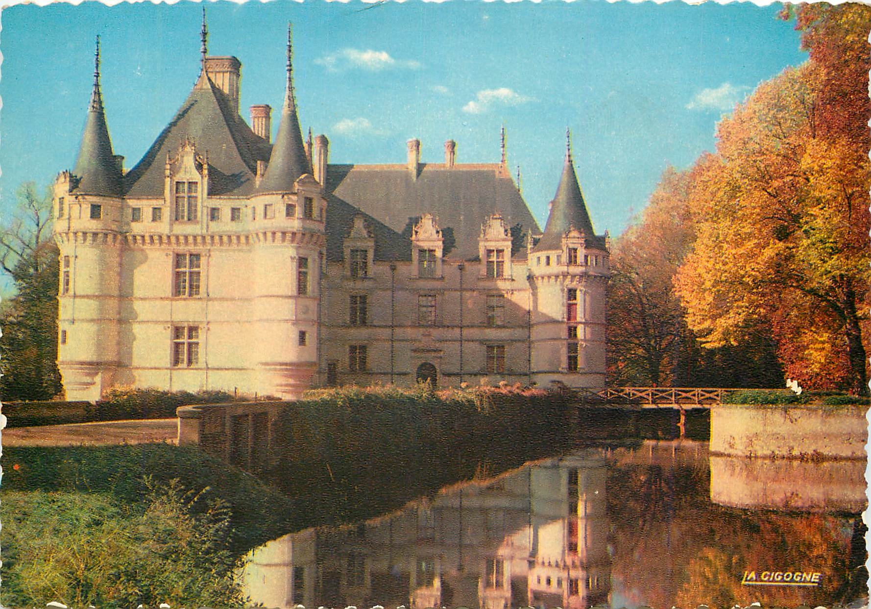 CPM Vallee de la Loire Chateau d'Azay le Rideau 