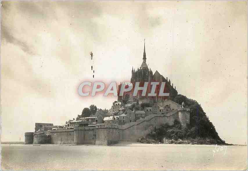 CPM Mont Saint Michel Manche Vue generale Cote Merveille 