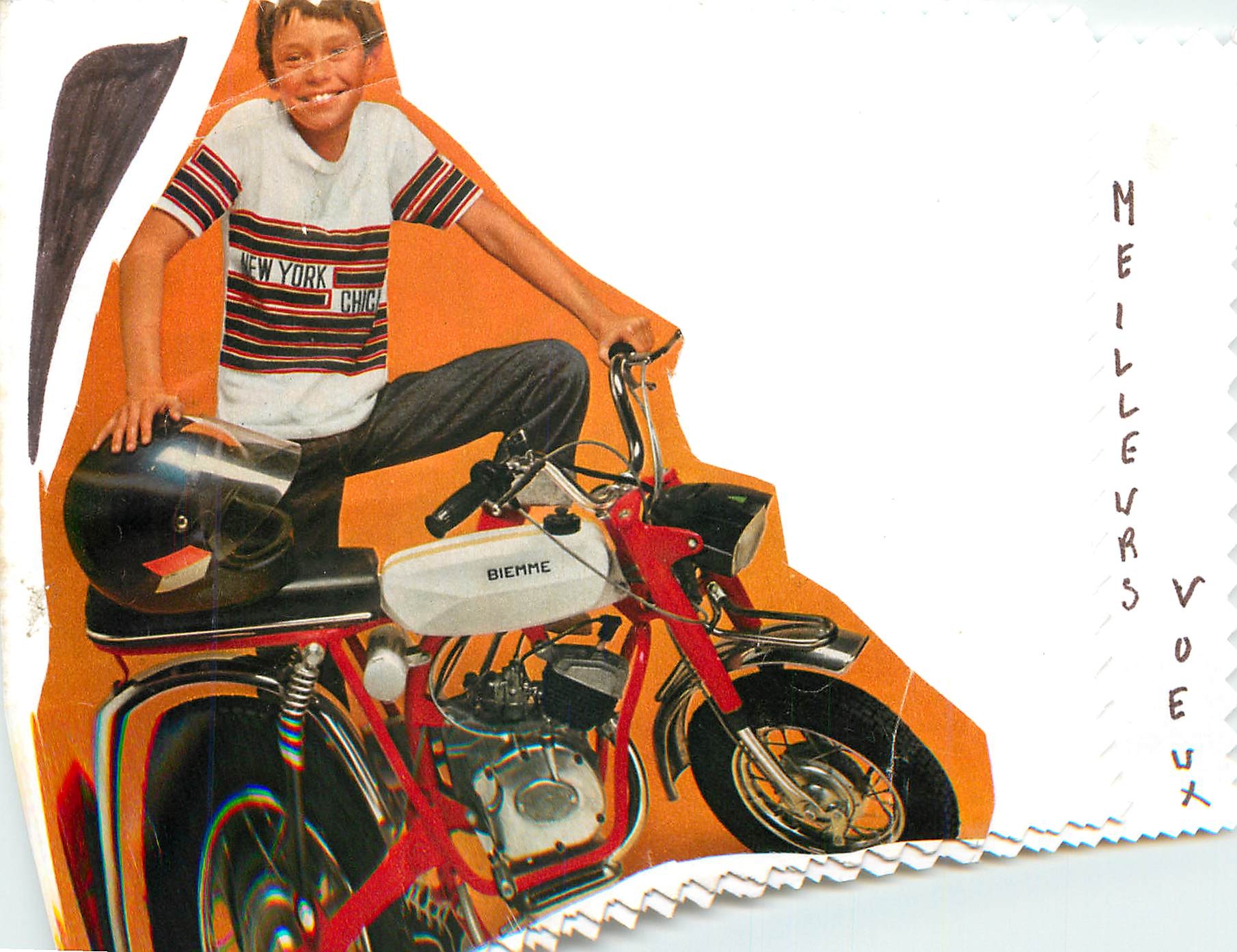 CPM Meilleurs Voeux Moto