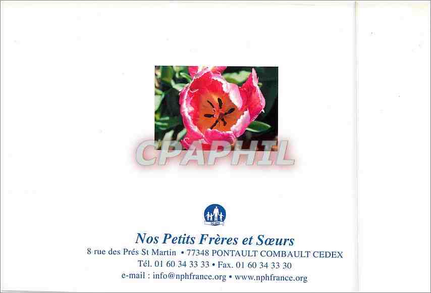 CPM Nos Petits Freres et Soeurs rue des Pres St Martin  — Verso
