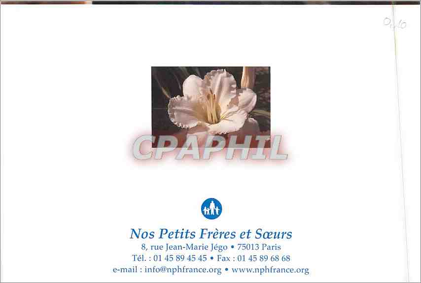 CPM Nos Petits Freres et Soeurs rue Jean Marie Jego  — Verso