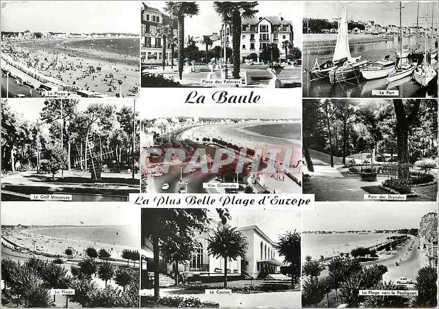 CPM La Baule La Plus Belle Plage d'Europe 