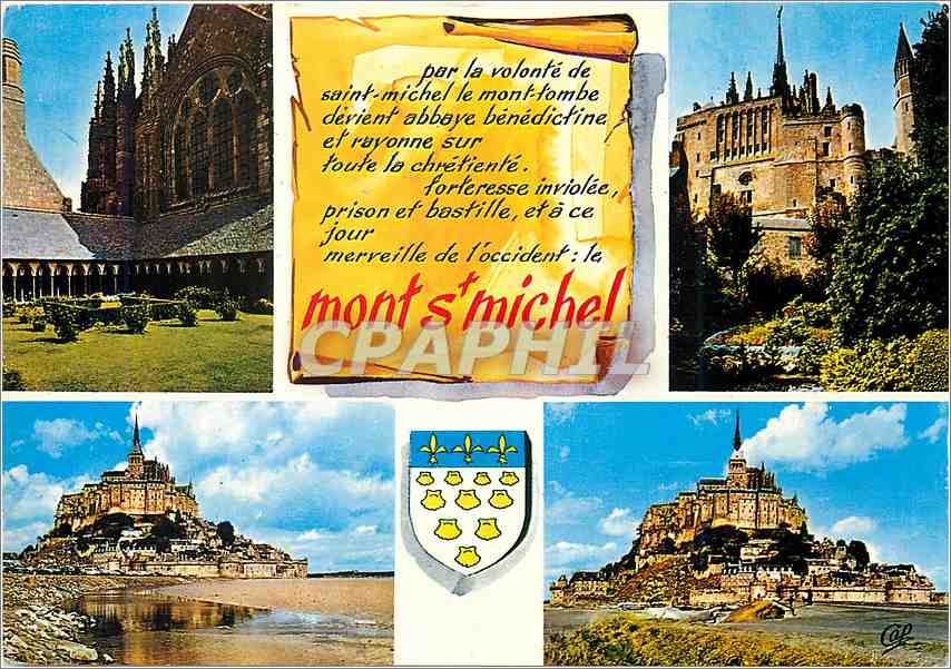 Mont Saint-Michel — abbaye et forteresse — Elnacap - Recto