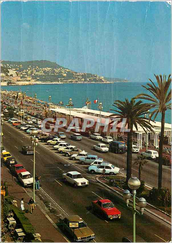 CPM Nice La Promenade des Anglais et le Mont Boron dans le fond 