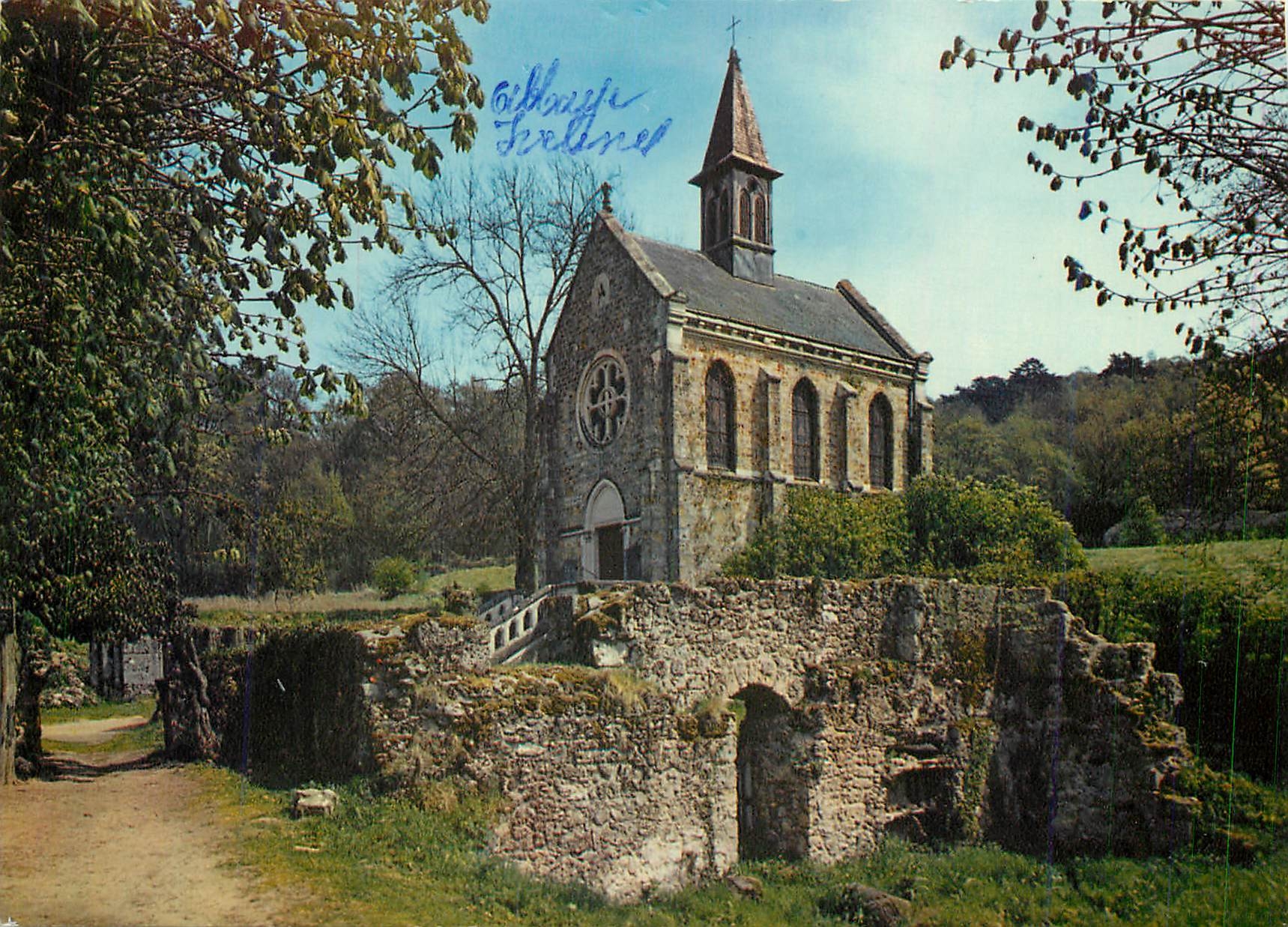 CPM Abbaye de Port Royal des Champs Oratoire Musee et Ruines du Transept Sud 