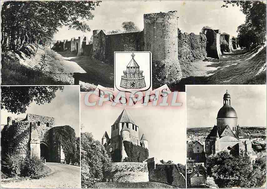 Provins — Die Mauern, die Türme von Cäsar, die Kirche Saint-Quiriace — Yves Hodbet
