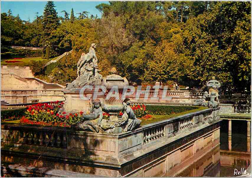 Les Jardins de la Fontaine — Nîmes — Éditée par Rella