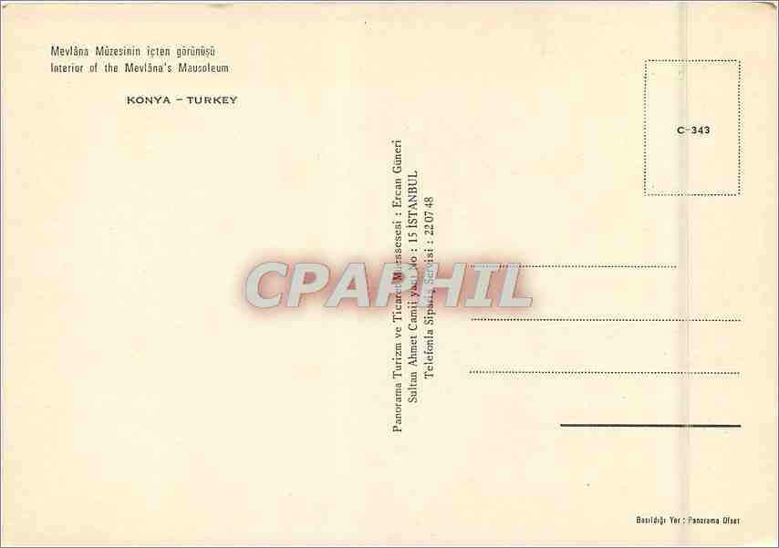 CPM Konya Turkey  — Verso