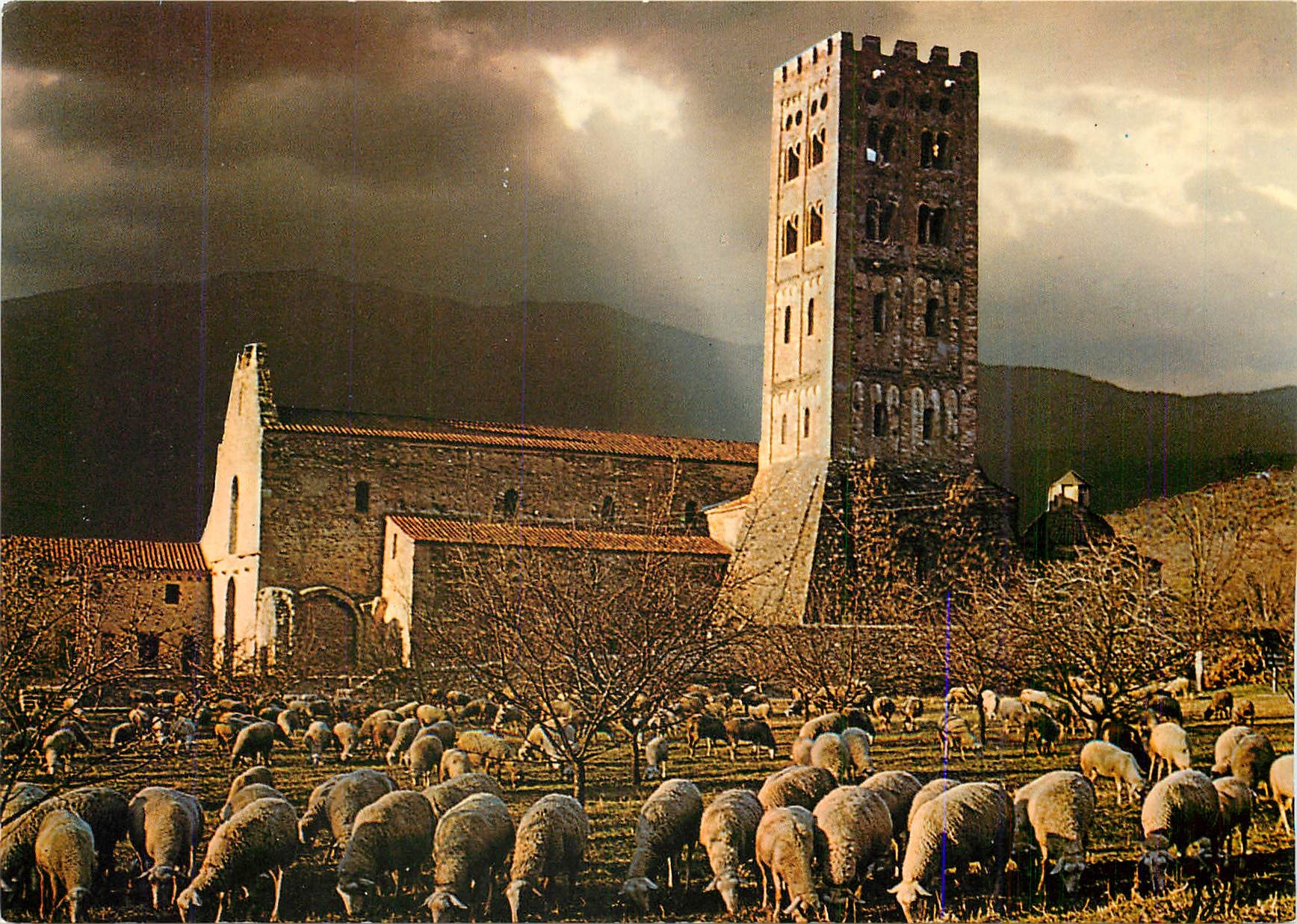 CPM Lumiere et Couleurs du Conflent Prades Abbaye de Saint Michel de Cuxa 