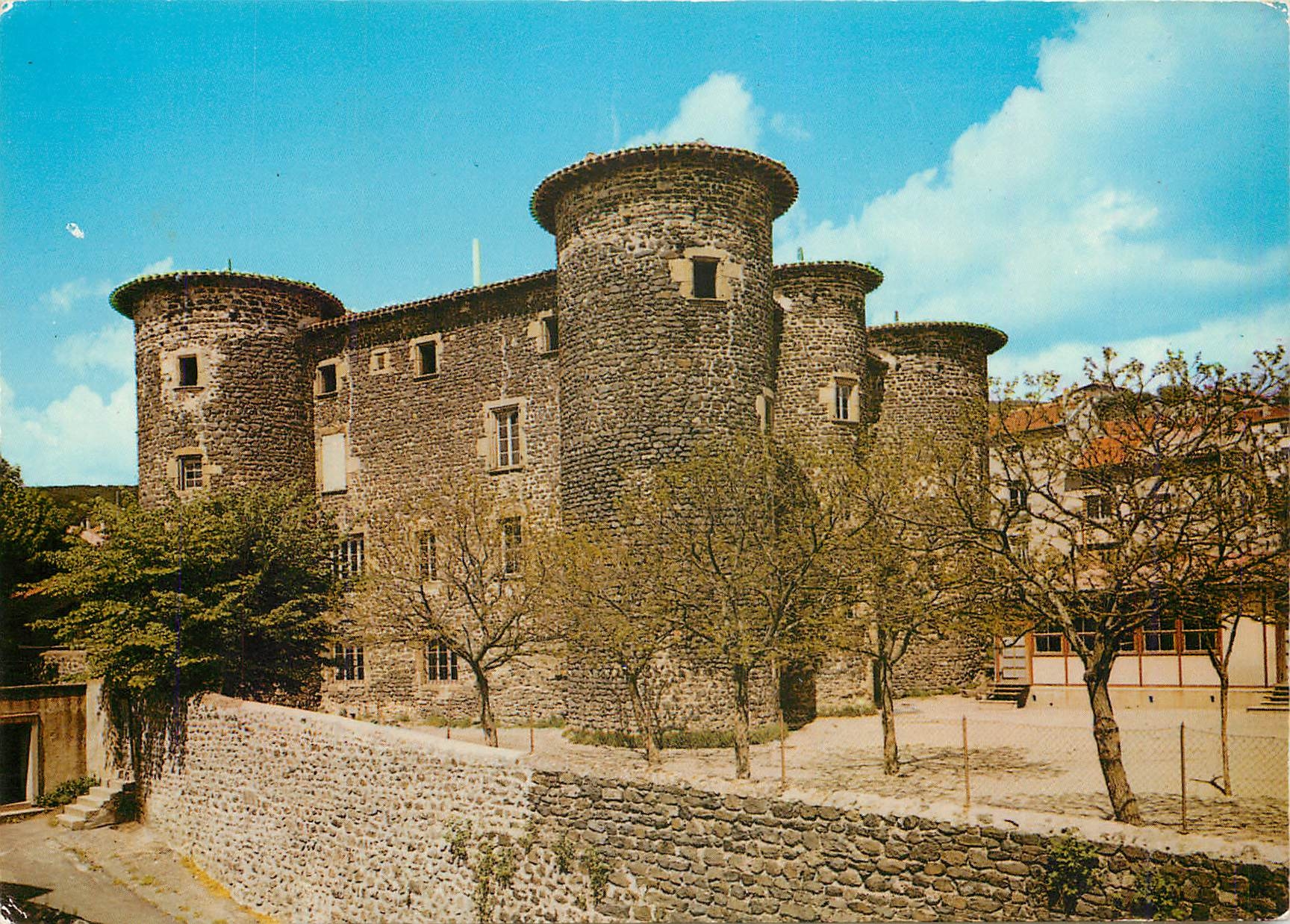 CPM Le Monastier Haute Loire Ancien Chateau Abbatial 