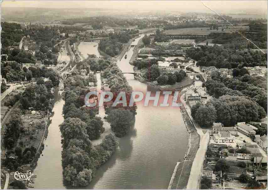 L'Isle-Adam (S.-et-O.) — Vue aérienne — Éditions Aériennes Collin, Mâcon, n° 57-58 A