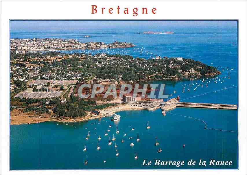 CPM Bretagne Le Barrage de la Rance 