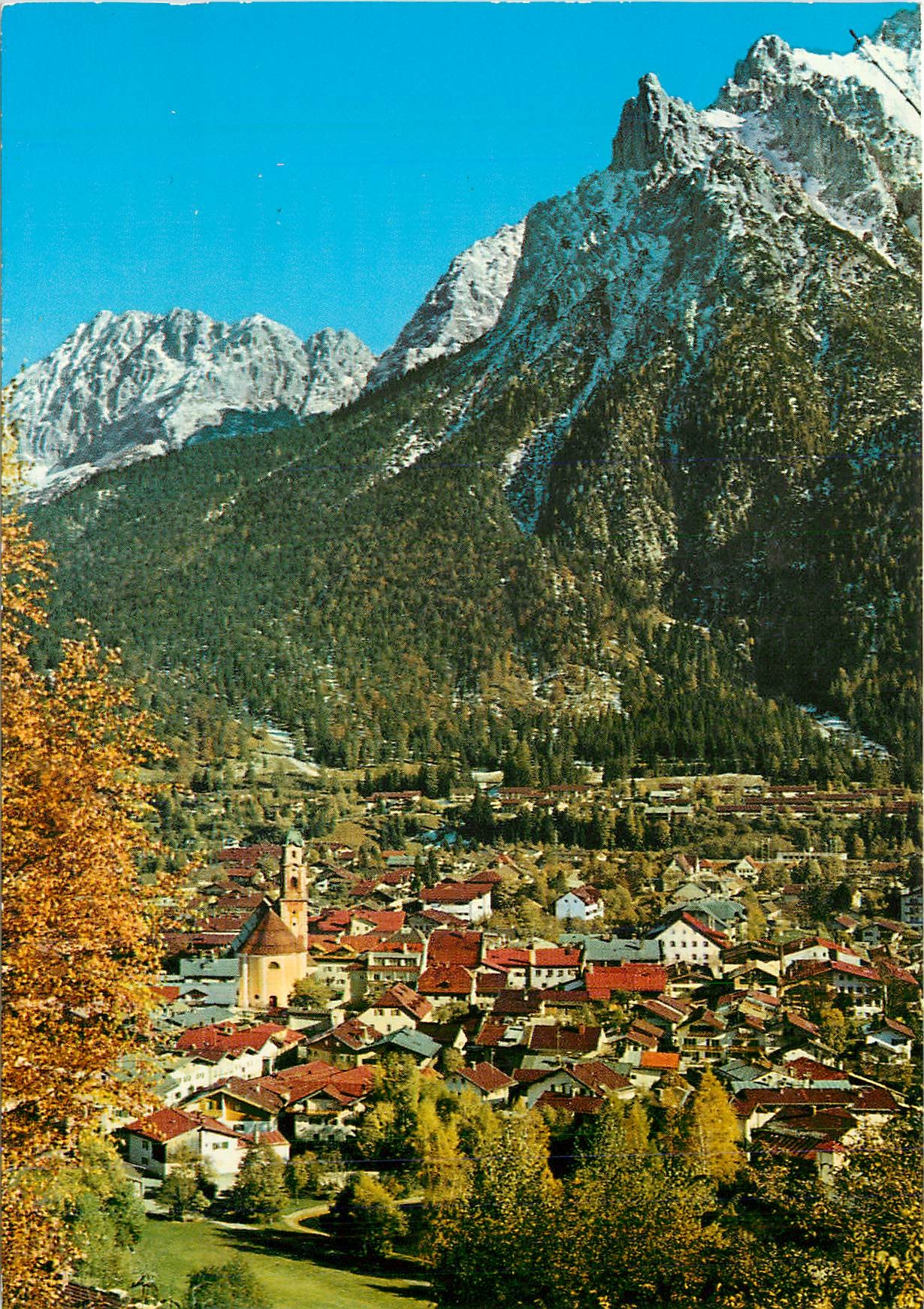 CPM Mittenwald Oberbayem Blick gegen Westi Karwendelspitze 
