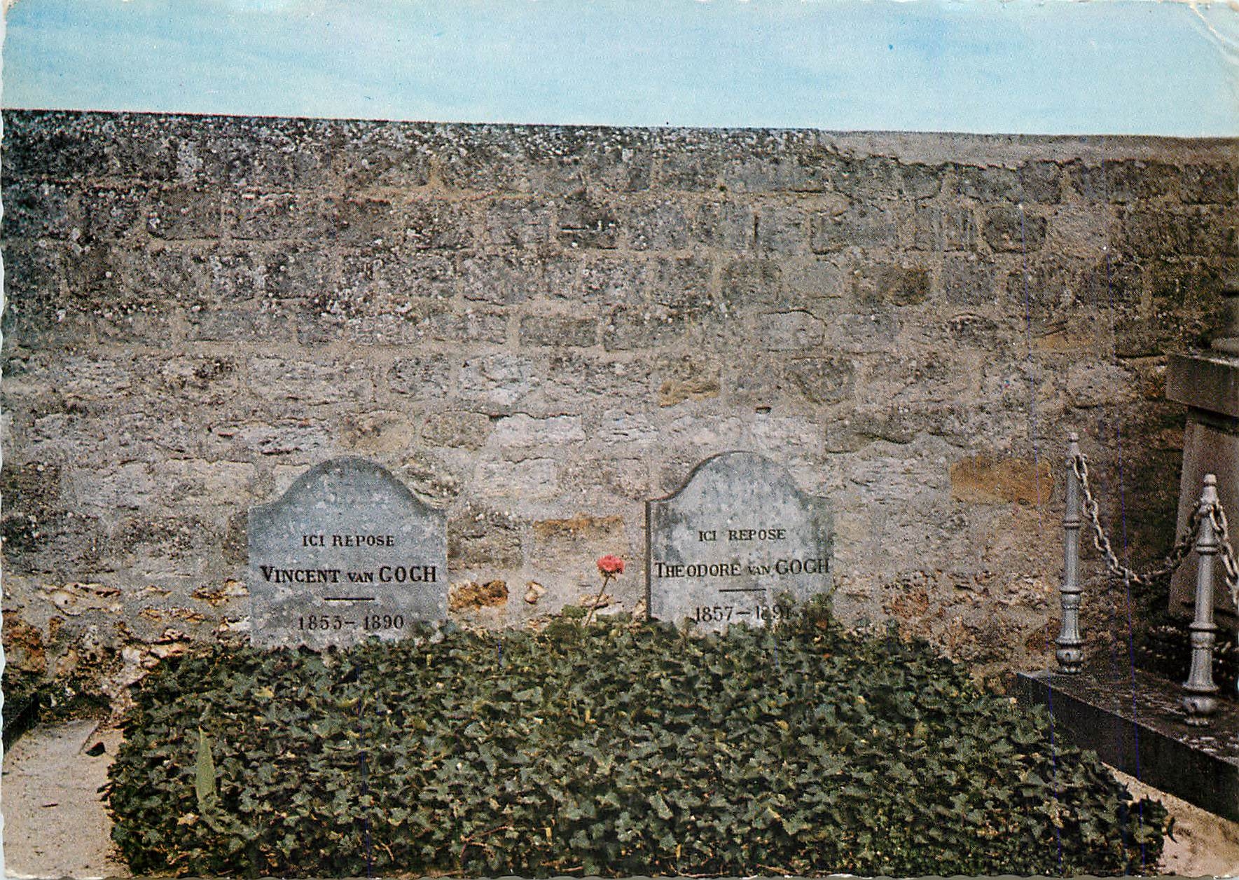 CPM Auvers sur Oise Val d'Oise La tombe des Freres Van Gogh 