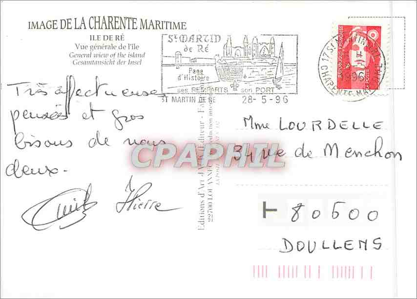 CPM Ile De Re  — Rückseite