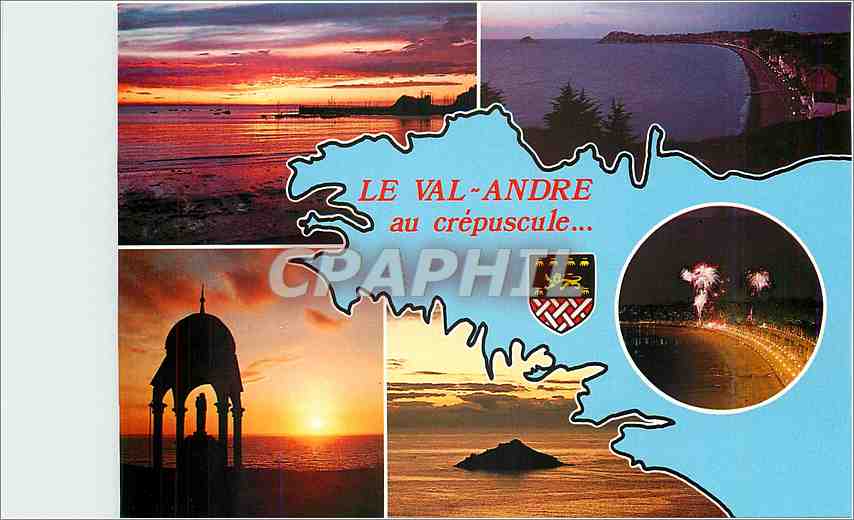 CPM Le Val Andre au Crepuscule 